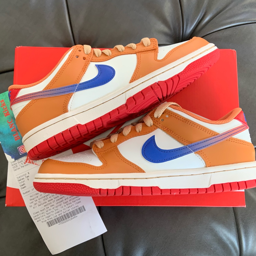 Nike Dunk Low HOT CURRY Game Royal (GS) - 5.5Y (7w)